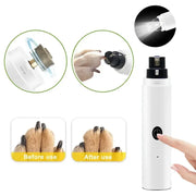 Electric Pet Nail Grinder with LED Light
