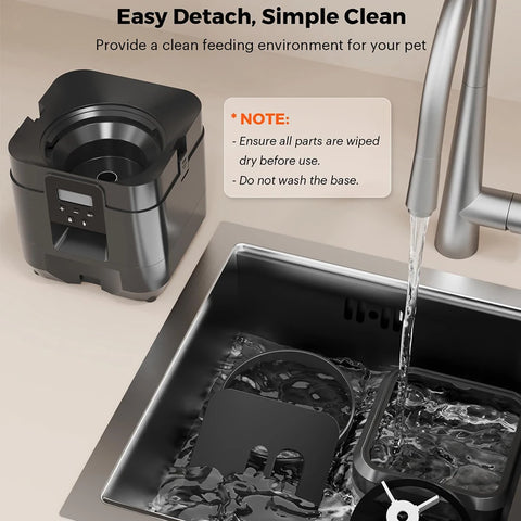 2L Automatic Pet Feeder with WiFi & App Control