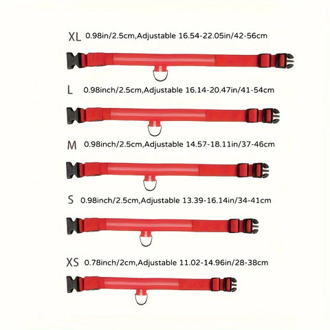 LED Rechargeable Dog Collar