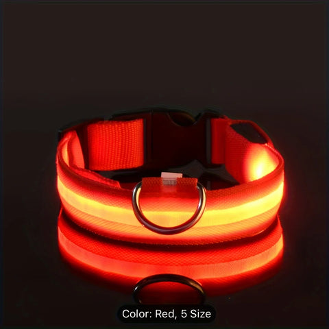 LED Rechargeable Dog Collar